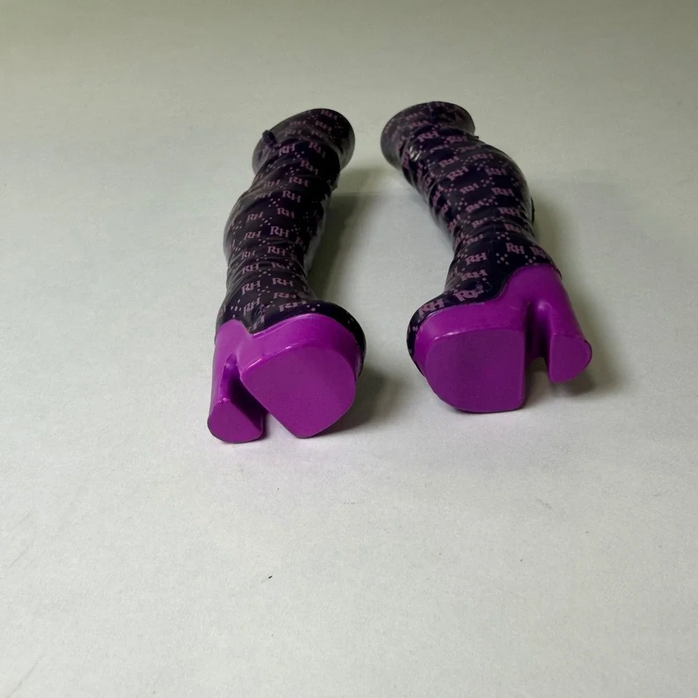 Rainbow High Emi Vanda Series 3 Orchid Purple Thigh High Boots‎ Doll Shoes